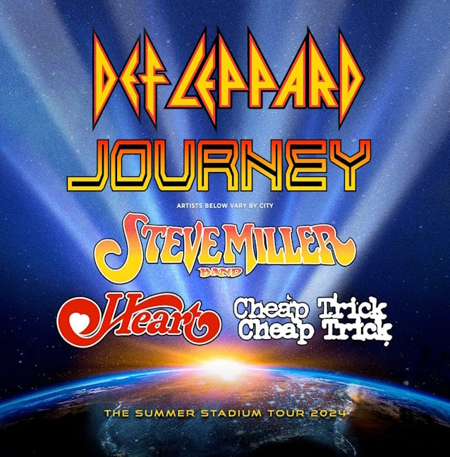 Def Leppard Journey The Summer Stadium Tour 2024 Steve Miller Band