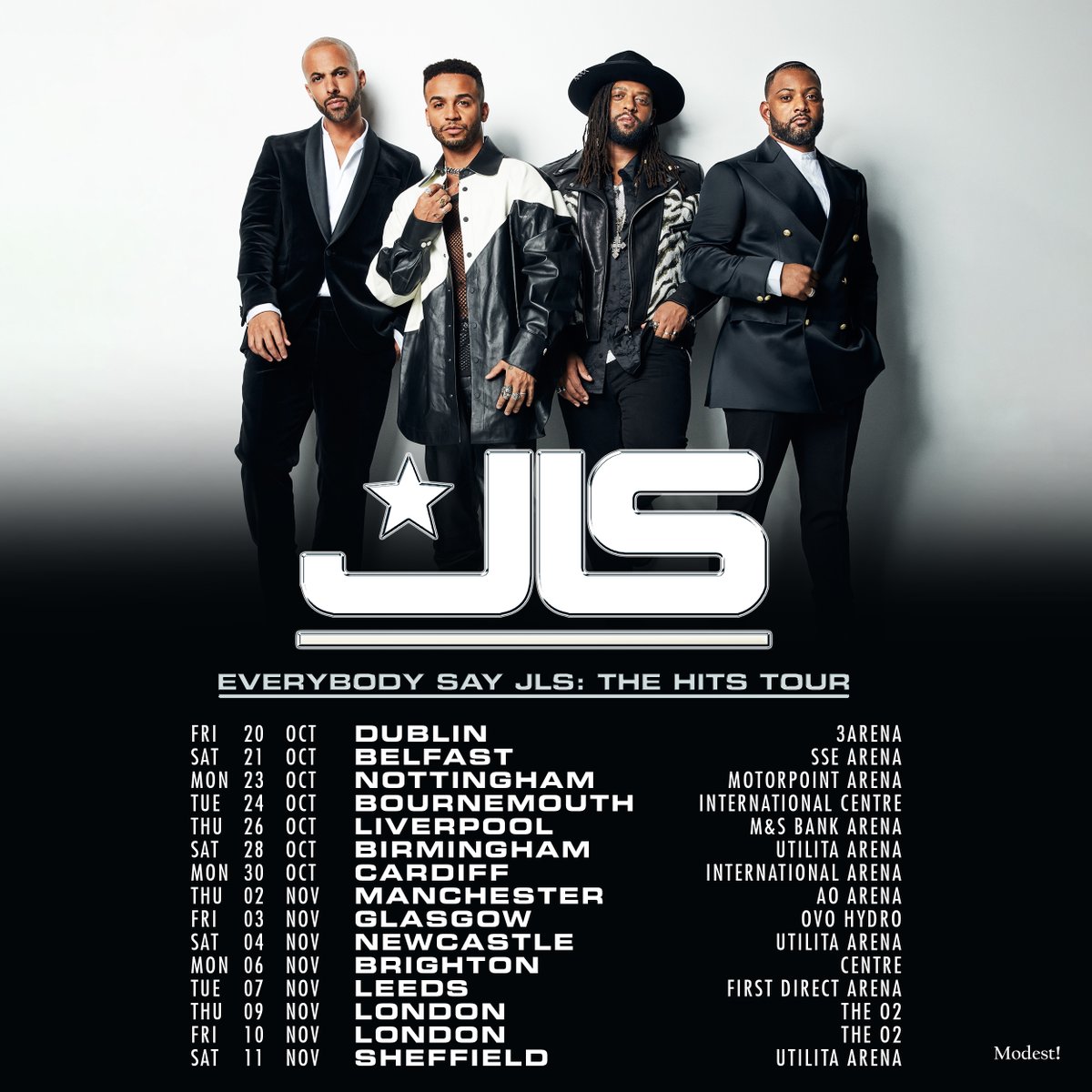 Jls Everybody Say Jls The Hits Tour at 3Arena Dublin Tickets (20