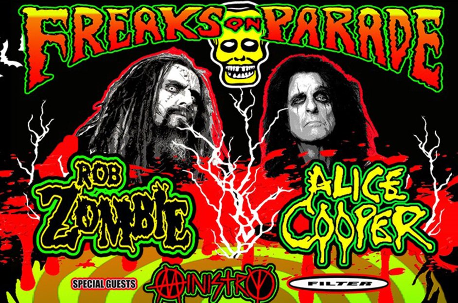Rob Zombie Alice Cooper Freaks On Parade 2023 Tour al PHX Arena