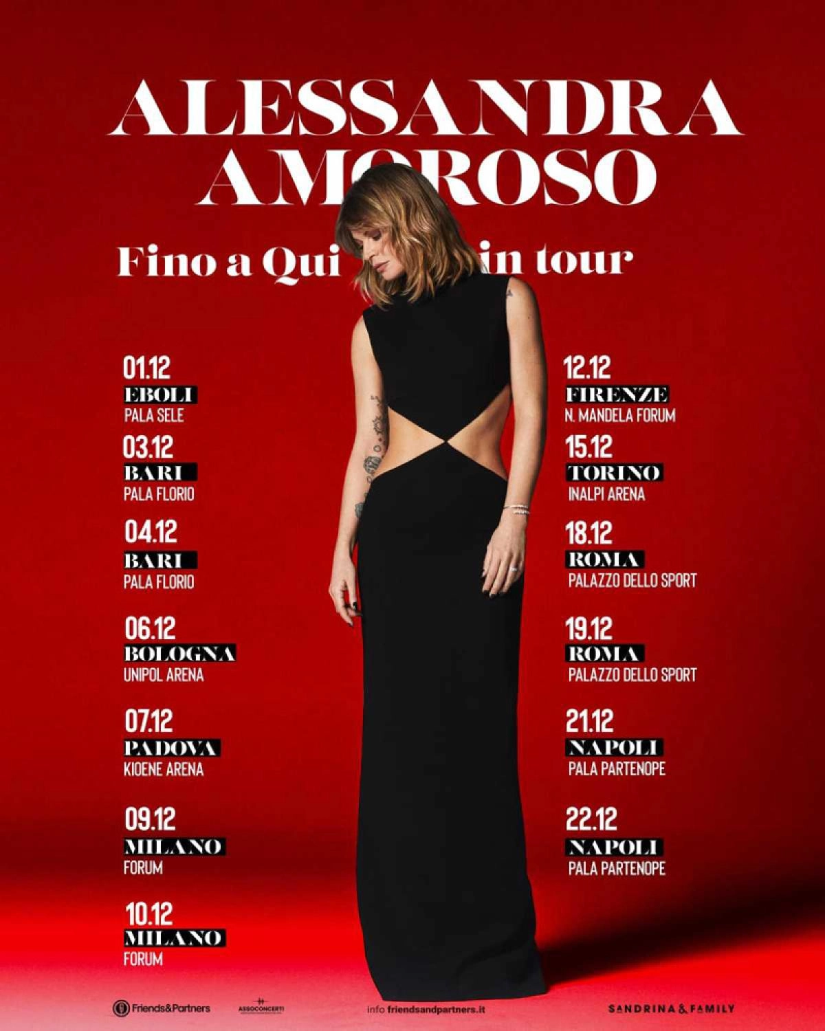 Billets Alessandra Amoroso (Mediolanum Forum - Milan)