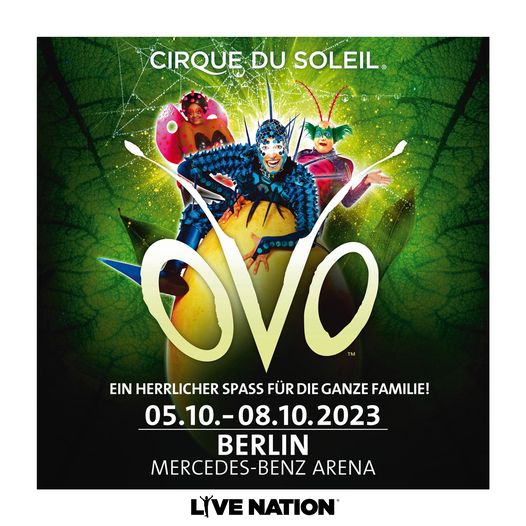 Billets Cirque Du Soleil (MercedesBenz Arena Berlin Berlin) du 07
