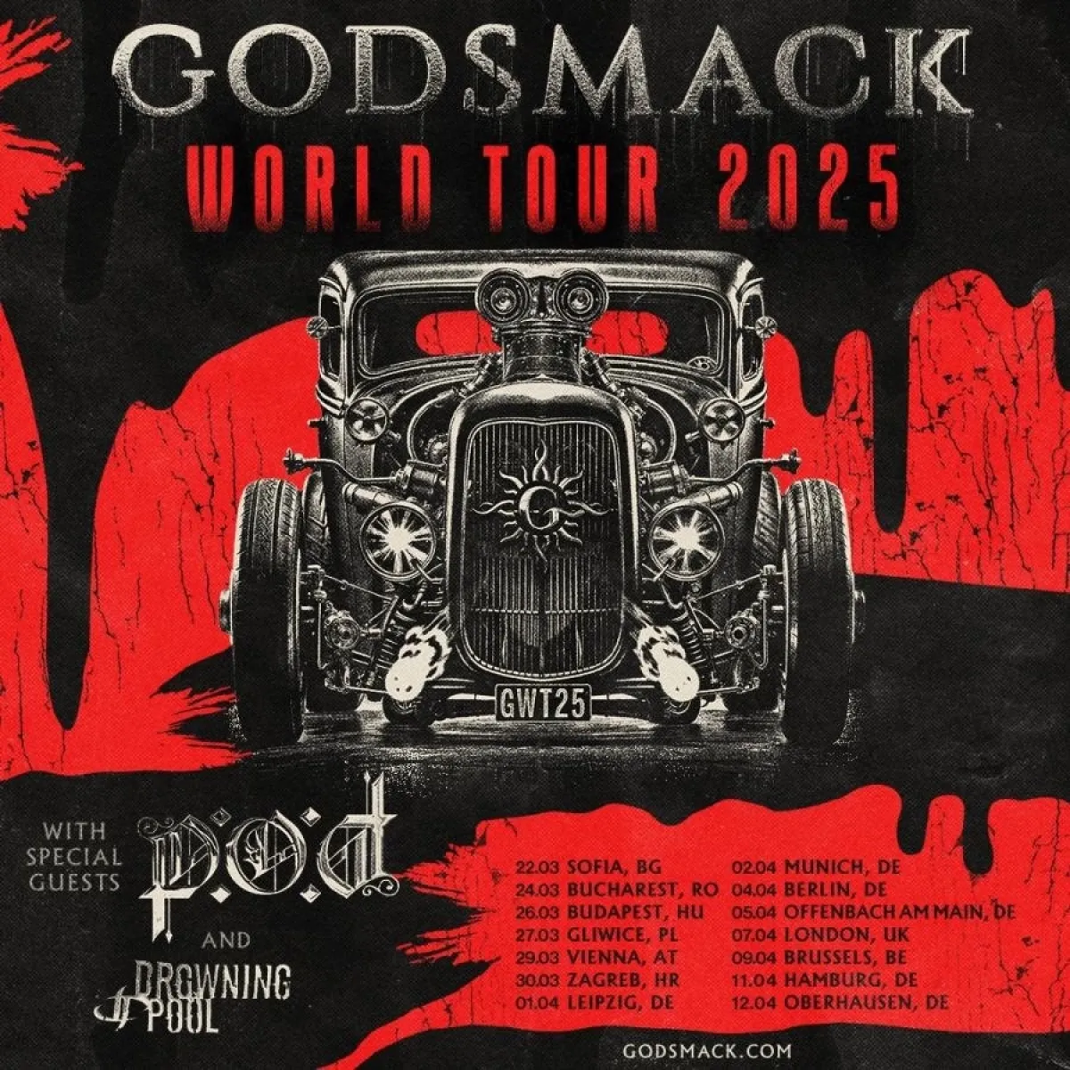 Billets Godsmack (Zenith München - München)