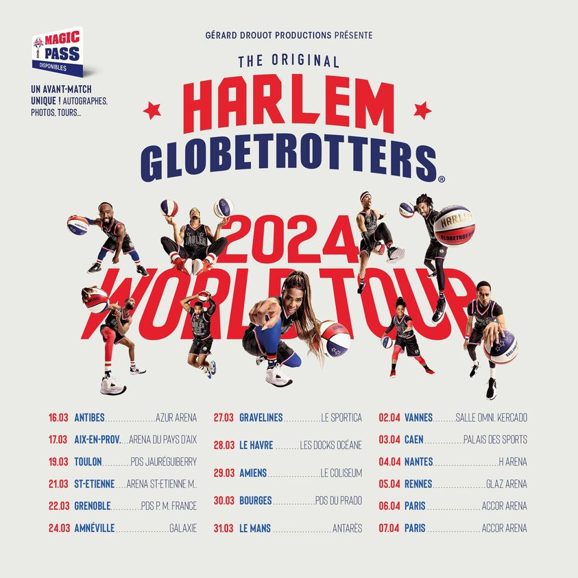 Harlem Globetrotters 2024 at Carre Des Docks Docks Oceane Tickets (28