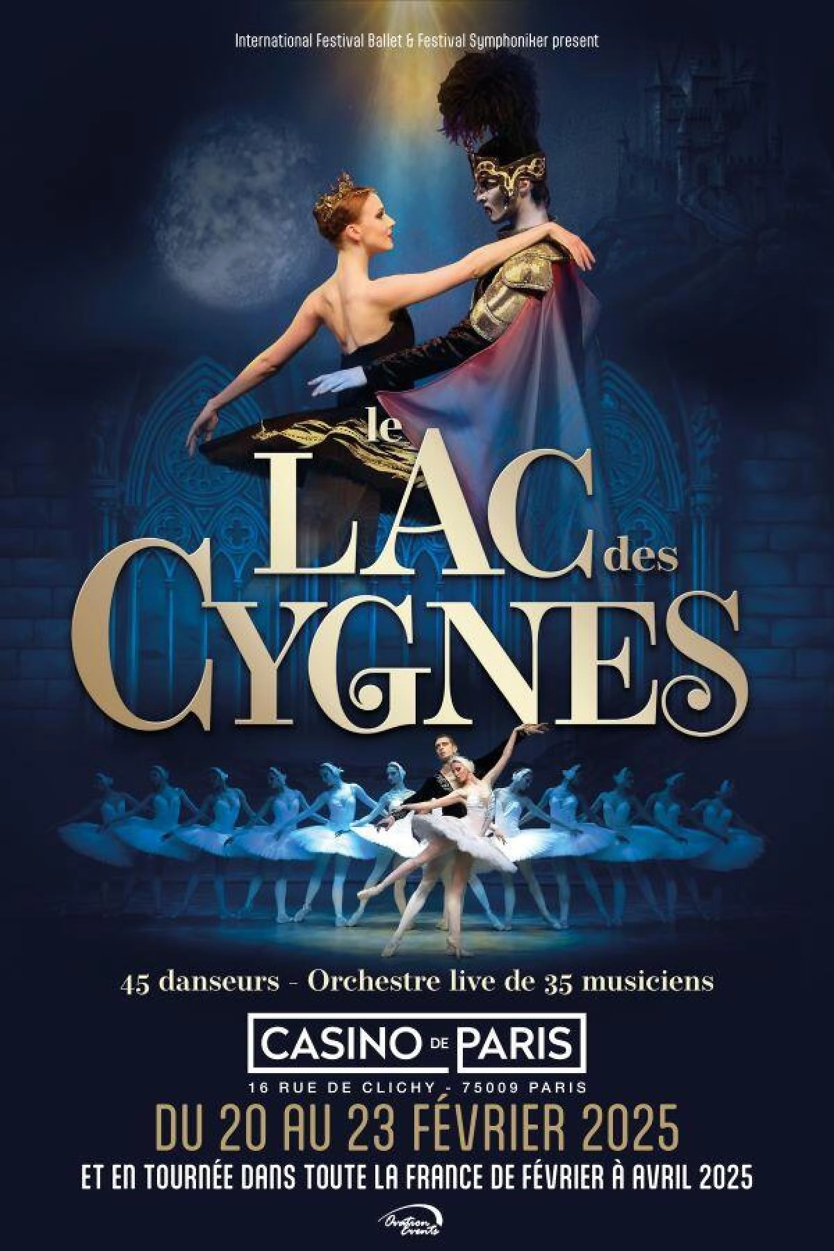 Le Lac Des Cygnes en Casino de Paris Tickets