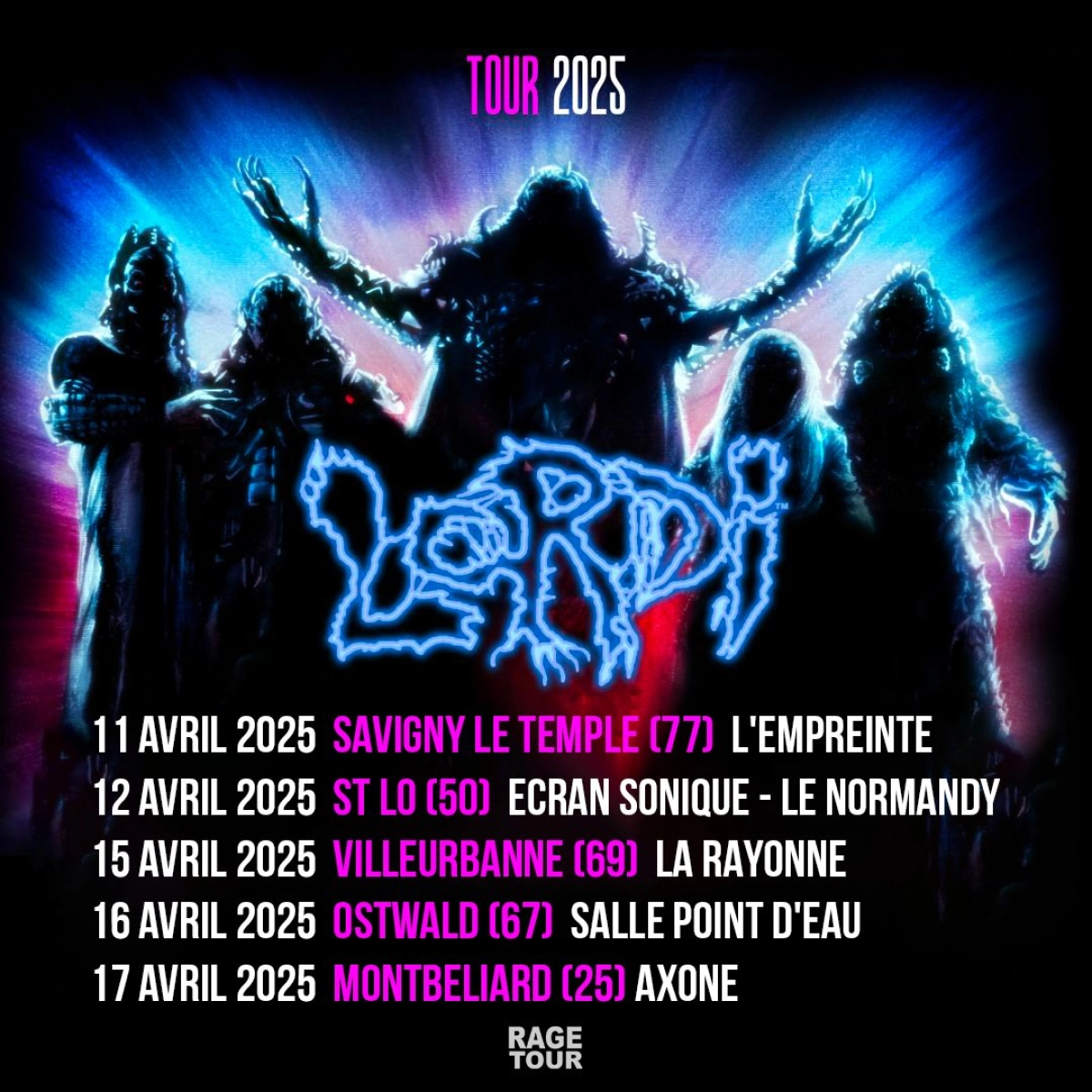 Lordi at La Rayonne Tickets