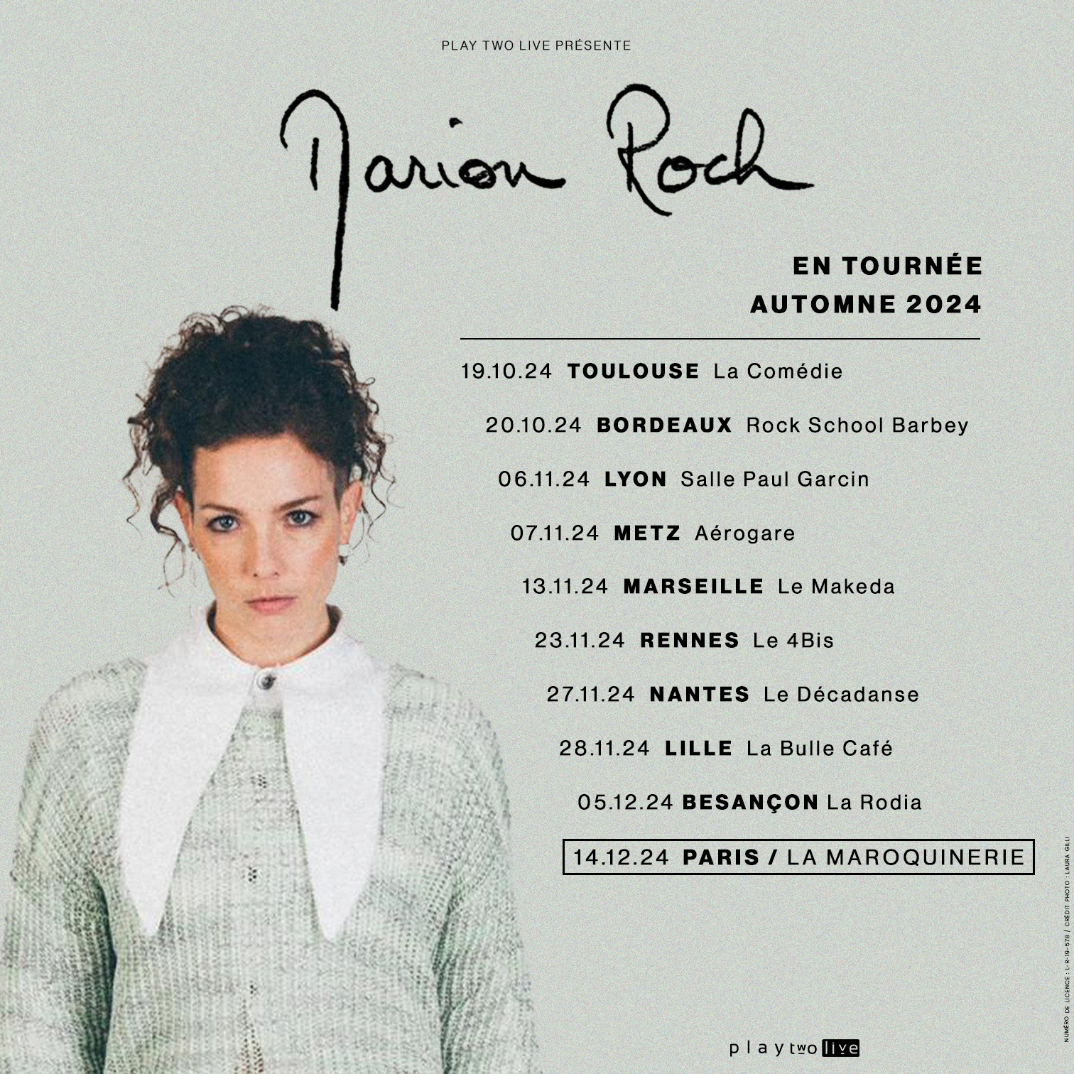 Marion Roch al Rock School Barbey Tickets