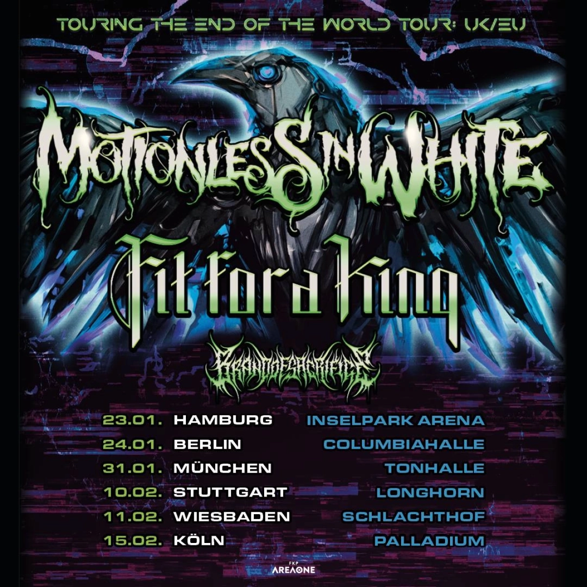 Motionless In White at Edel Optics Arena Tickets