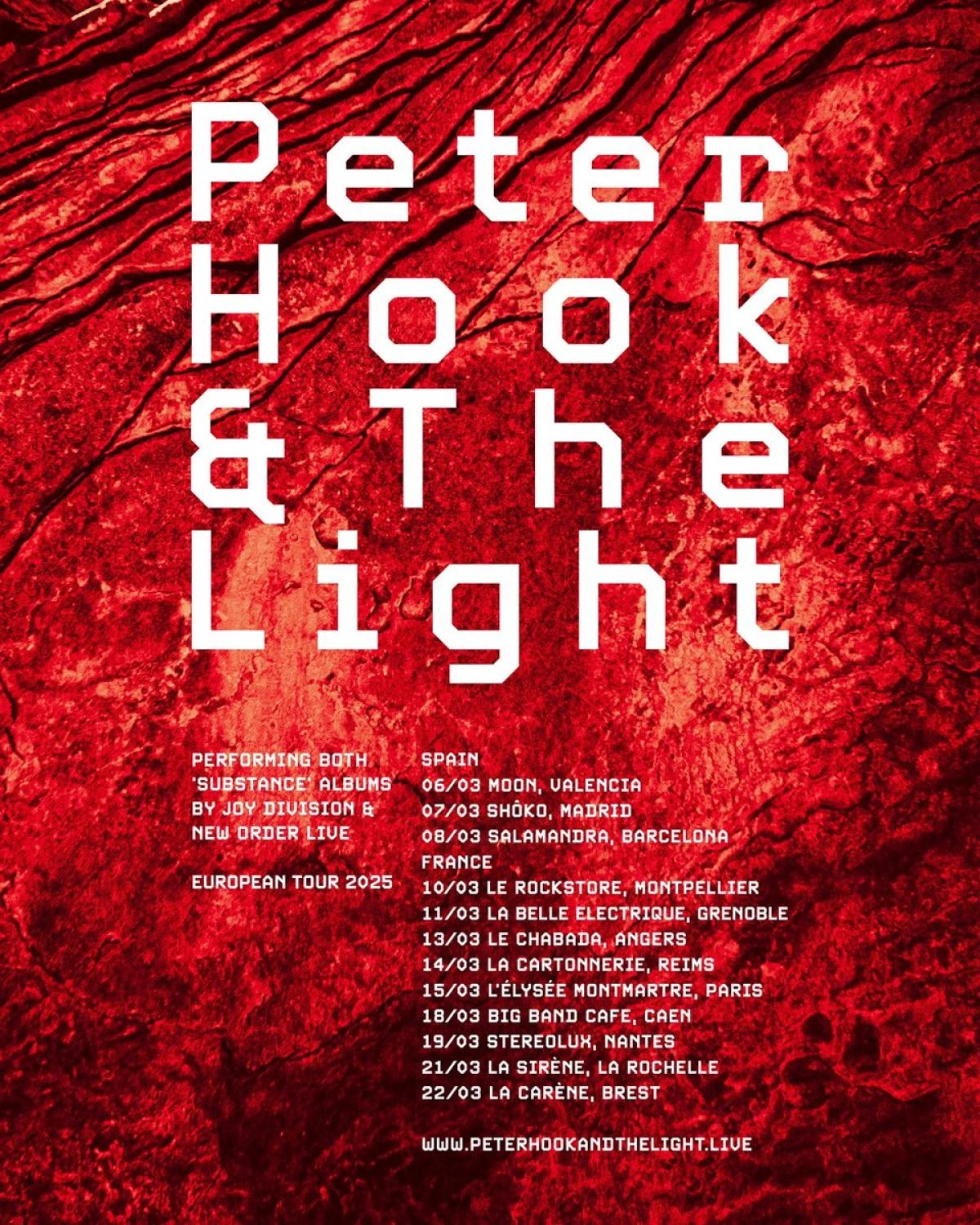 Peter Hook and The Light en Moon Valencia Tickets