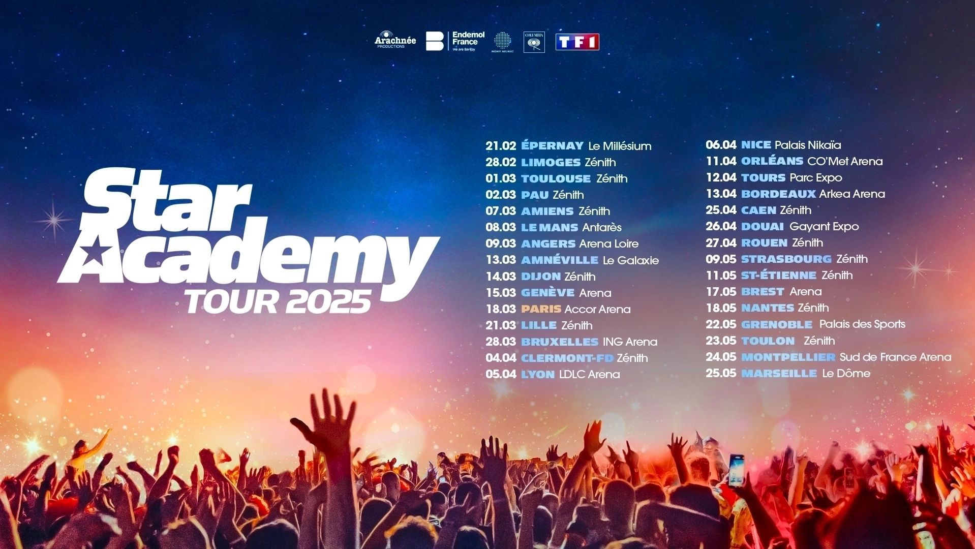 Star Academy al Galaxie Tickets