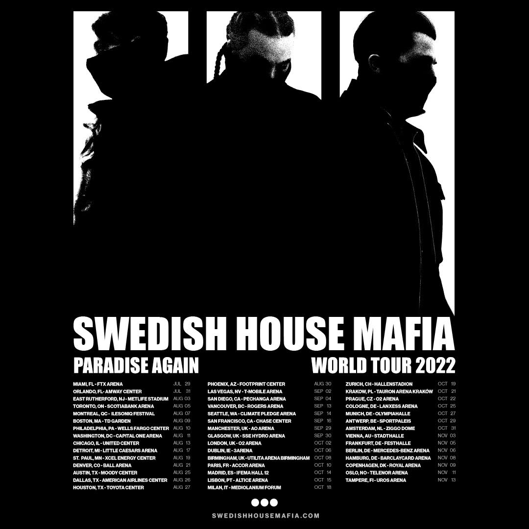 Swedish House Mafia At Climate Pledge Arena Tickets 14 September 2022 