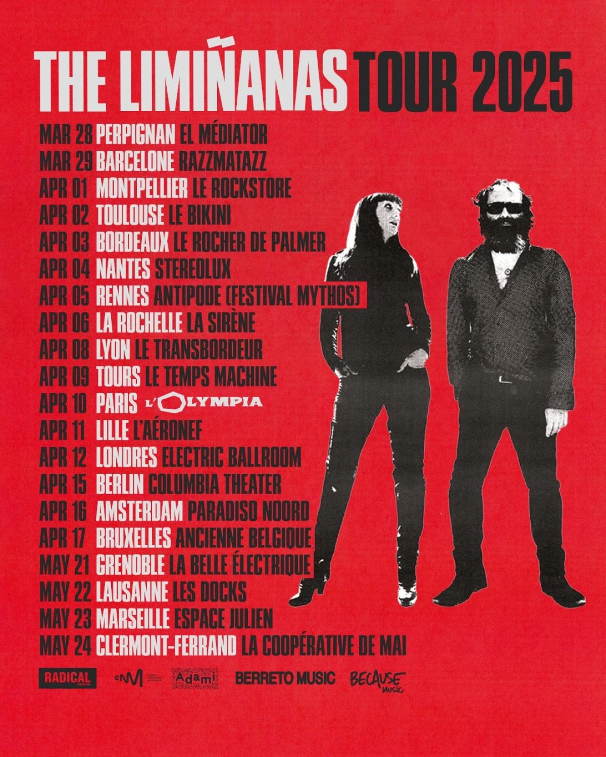 The Liminanas at Espace Julien Tickets