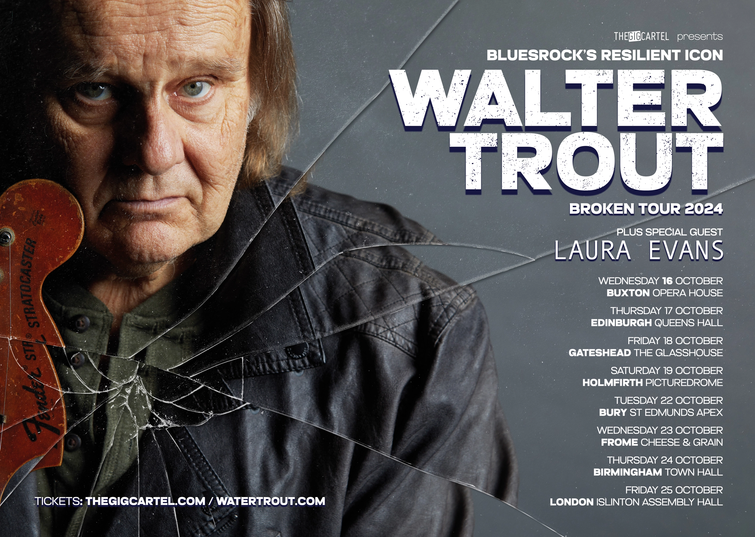 Walter Trout at Music Hall Worpswede Tickets