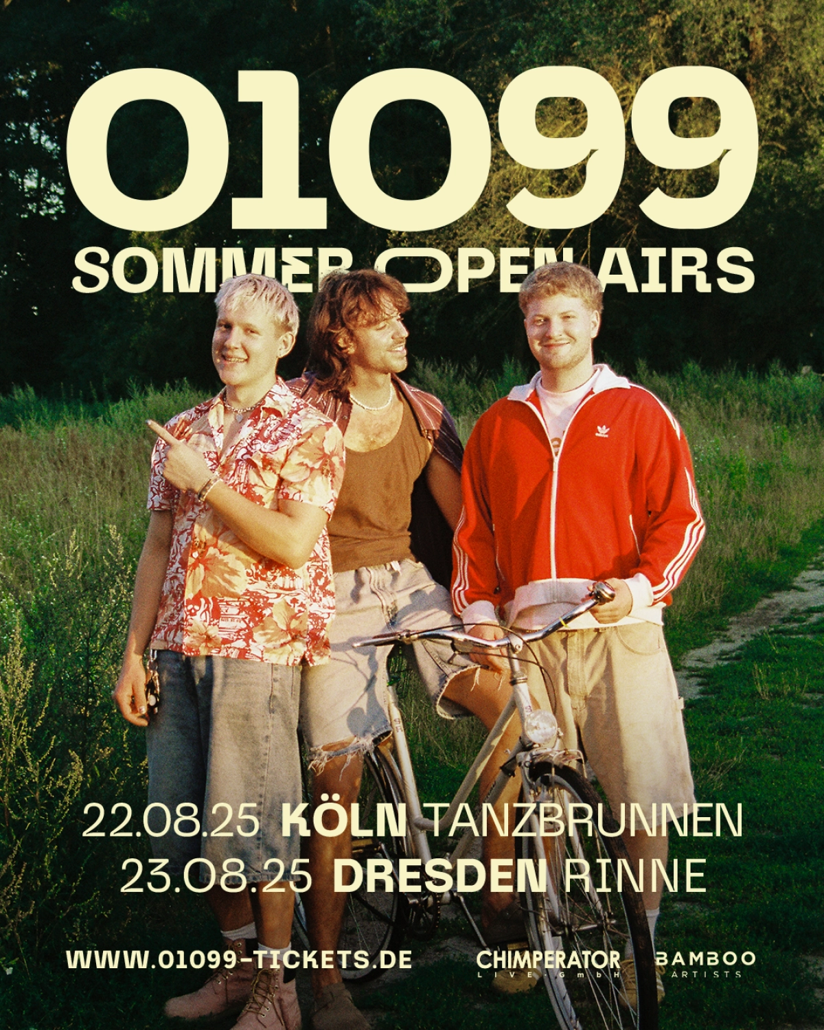 01099 at Tanzbrunnen Köln Tickets