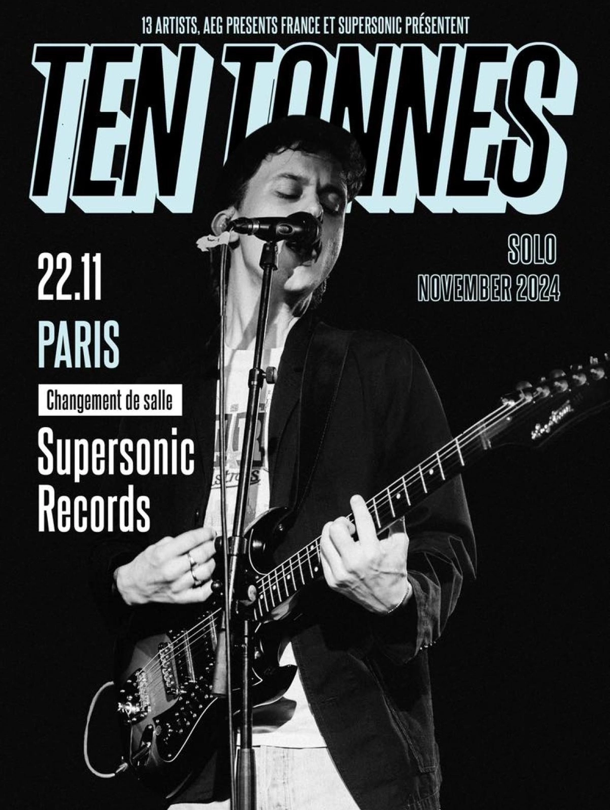 Billets Ten Tonnes (Supersonic Records - Paris)