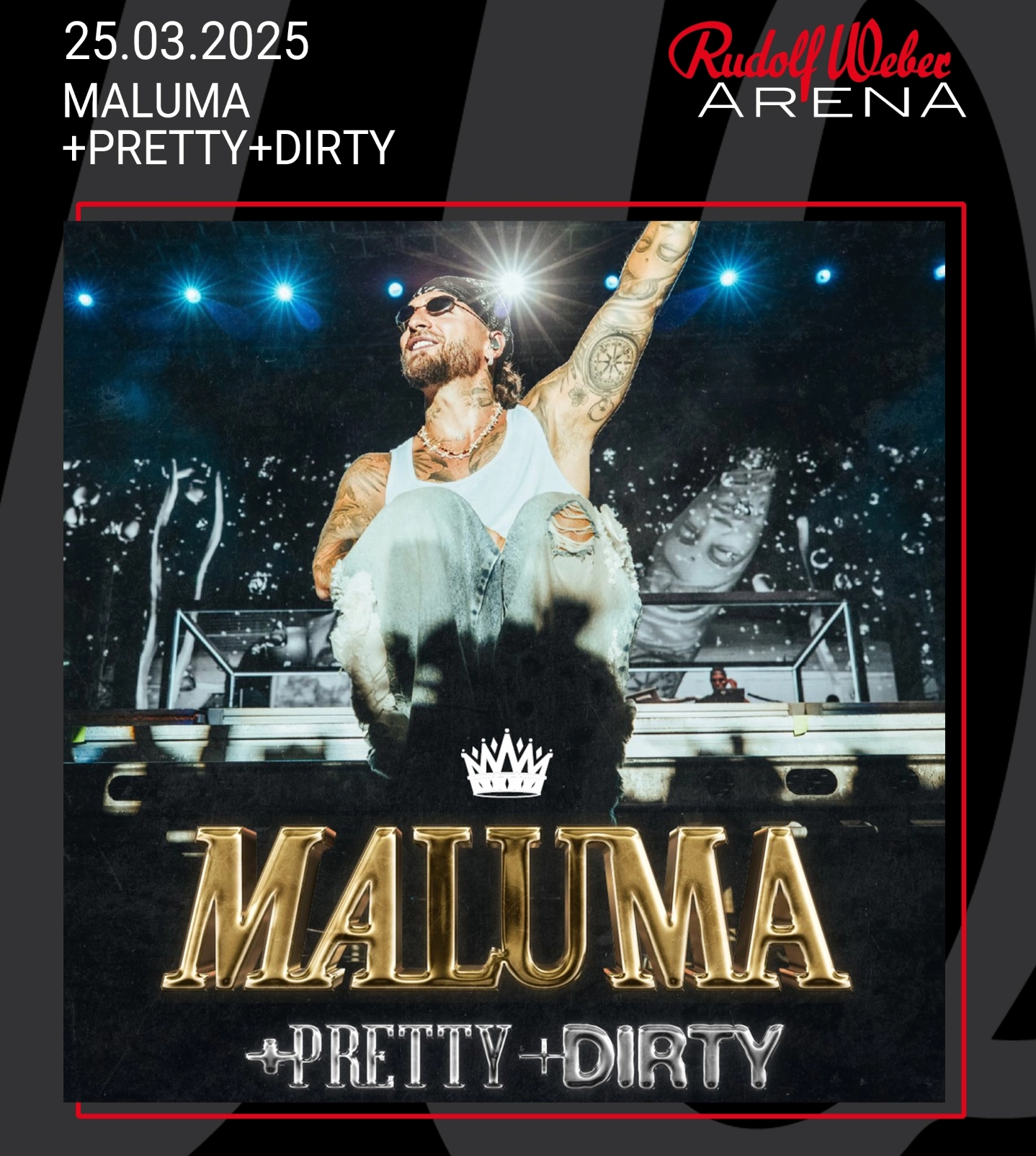 Maluma at Rudolf Weber-Arena Tickets