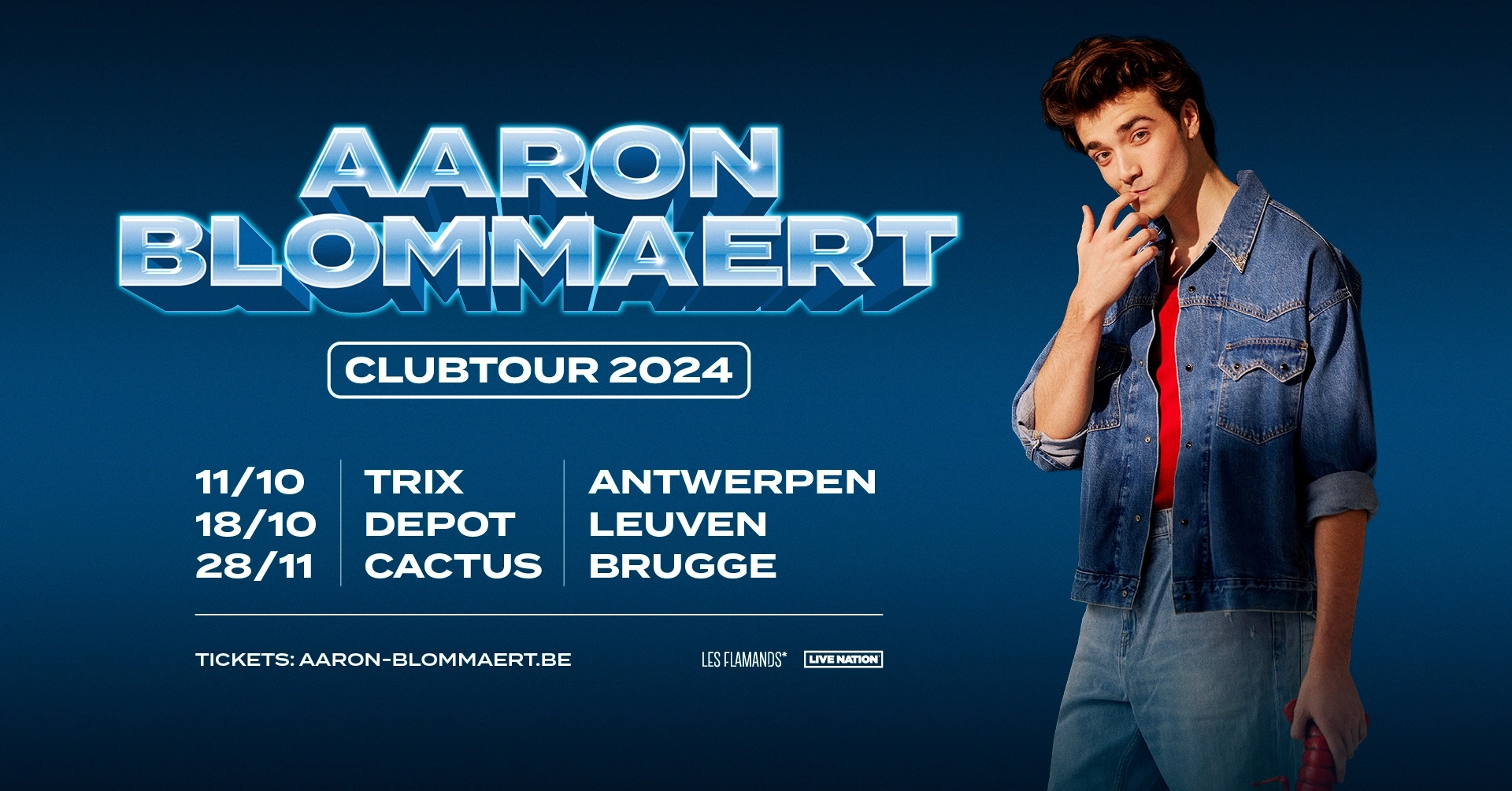 Aaron Blommaert at Het Depot Tickets