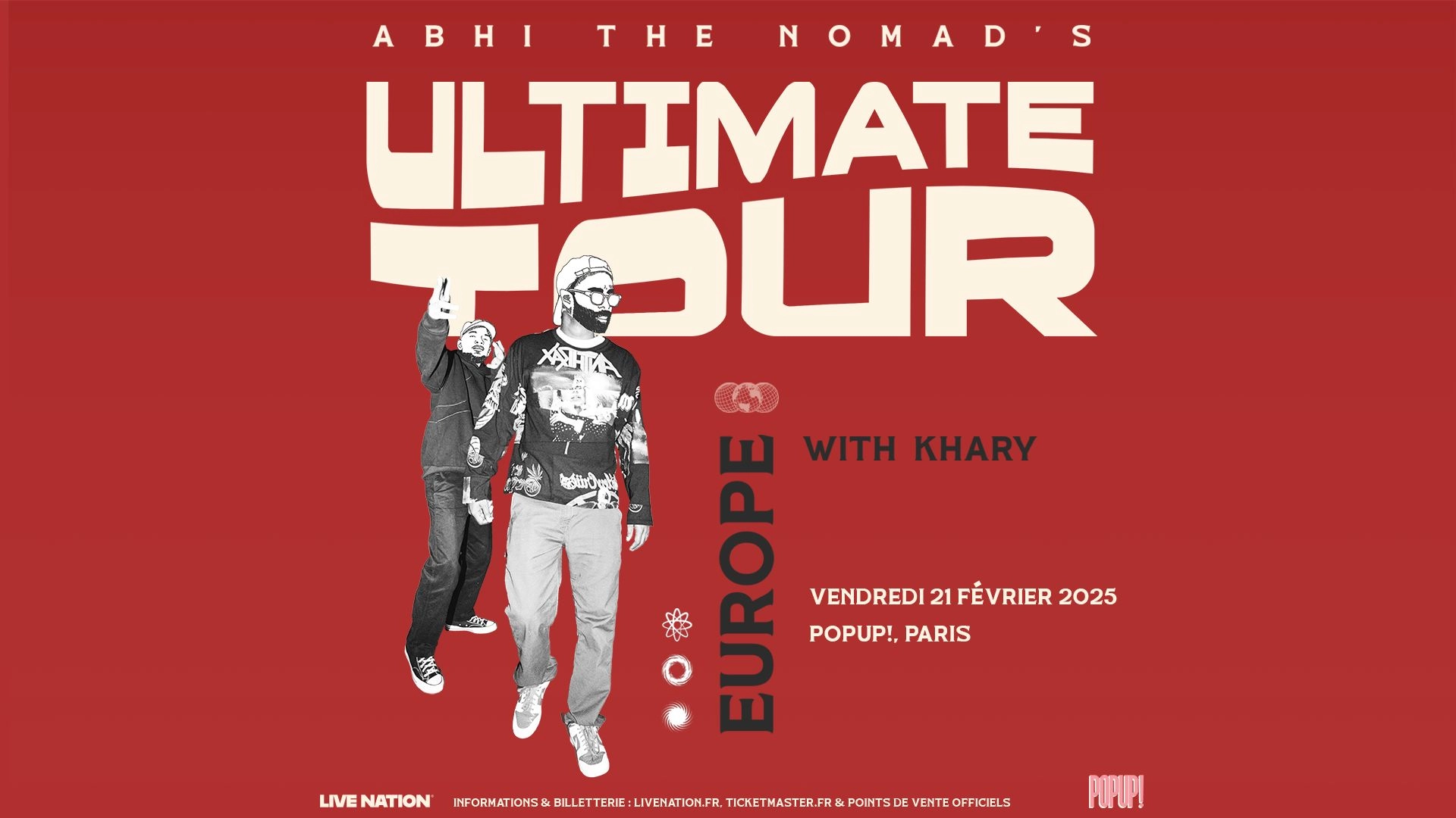 Abhi The Nomad at Popup Paris Tickets