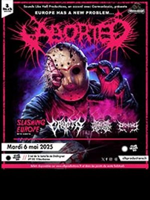 Aborted at Le Transbordeur Tickets