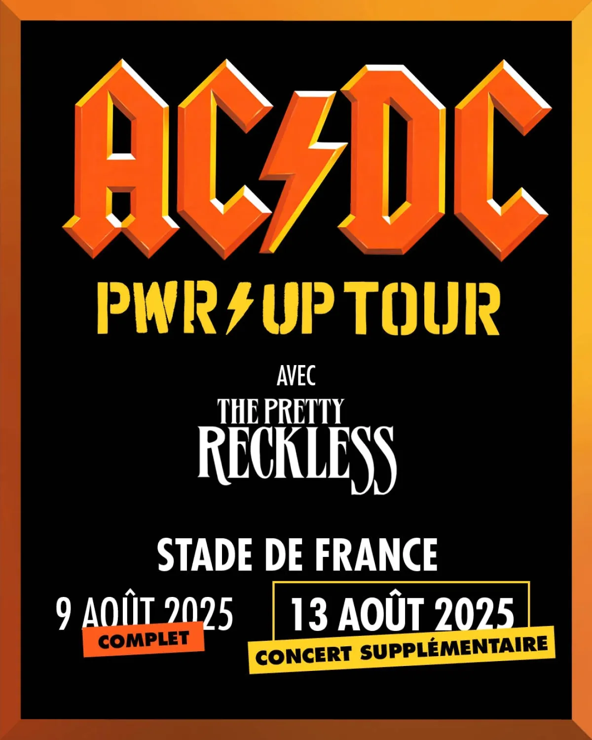 AC/DC en Stade de France Tickets