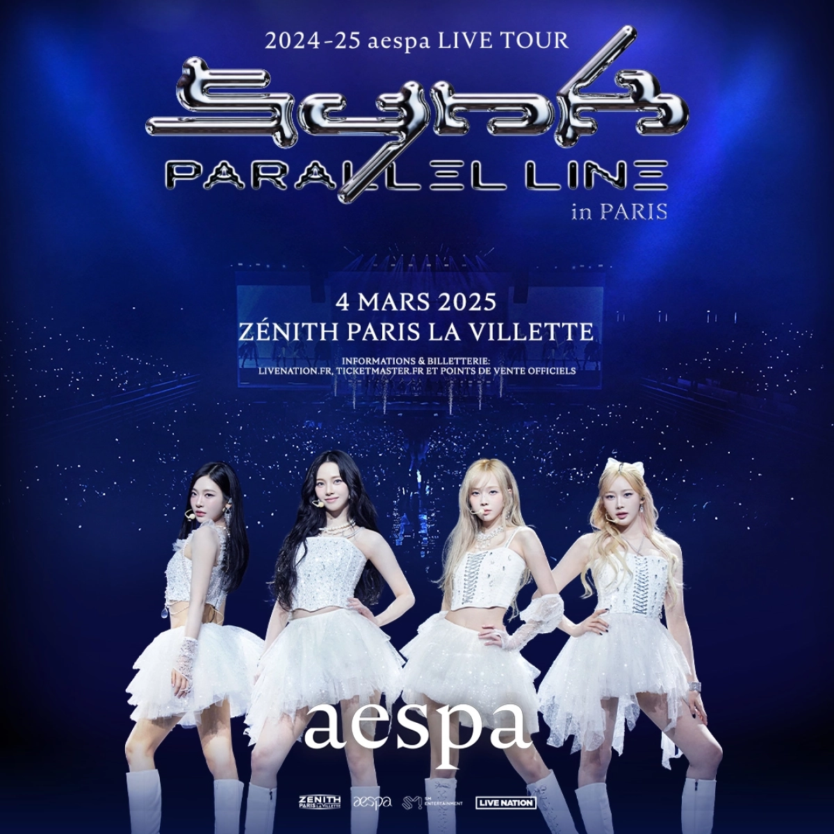 Aespa at Zenith Paris Tickets