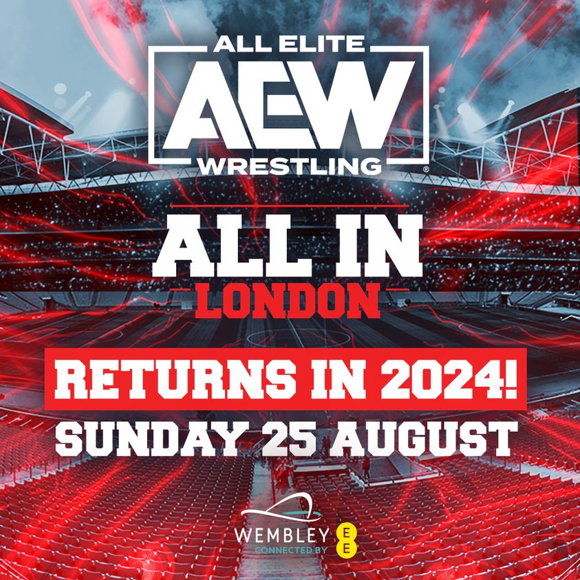 Billets AEW All In London 2024 (Wembley Stadium Londres) du 25 août