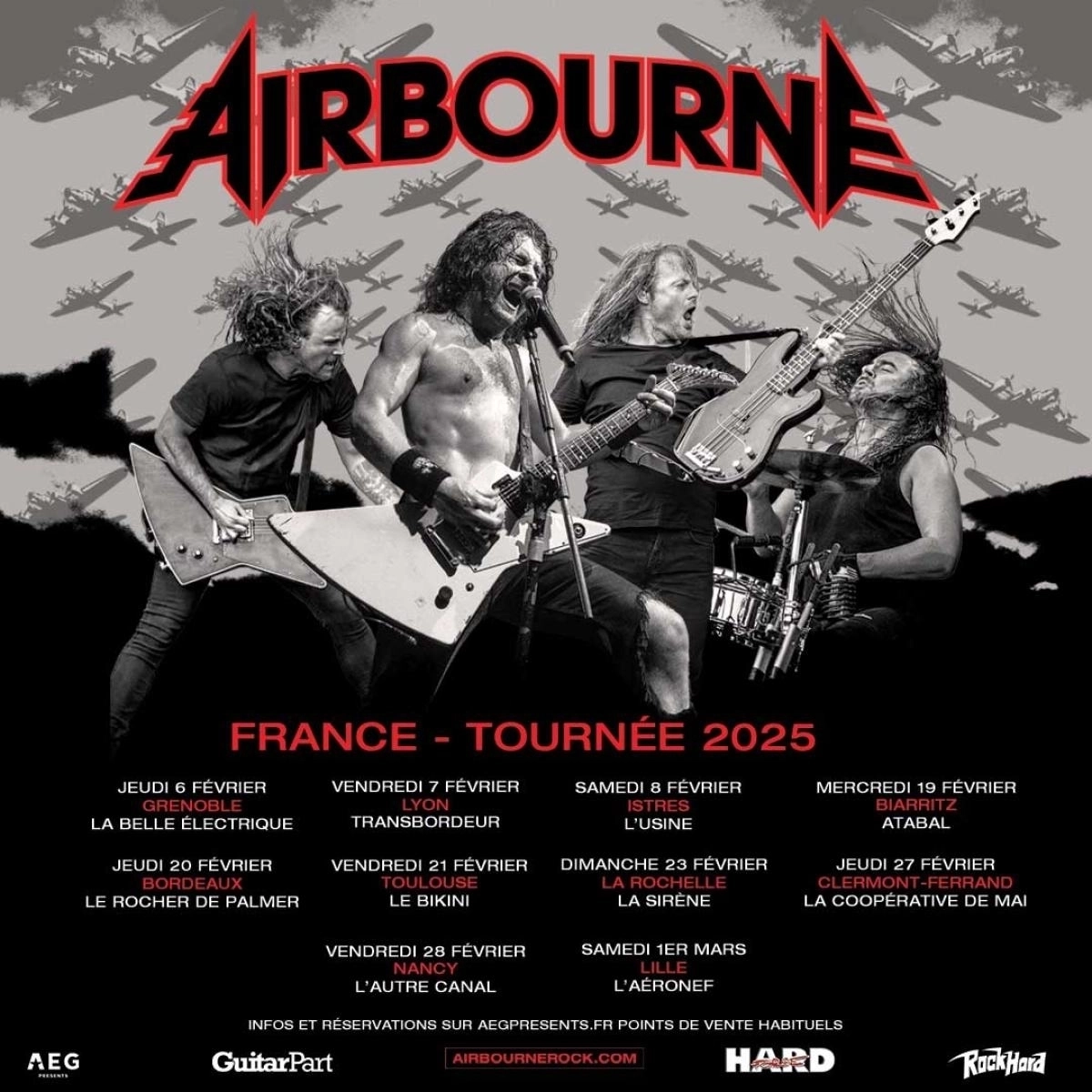 Billets Airbourne (Atabal - Biarritz)