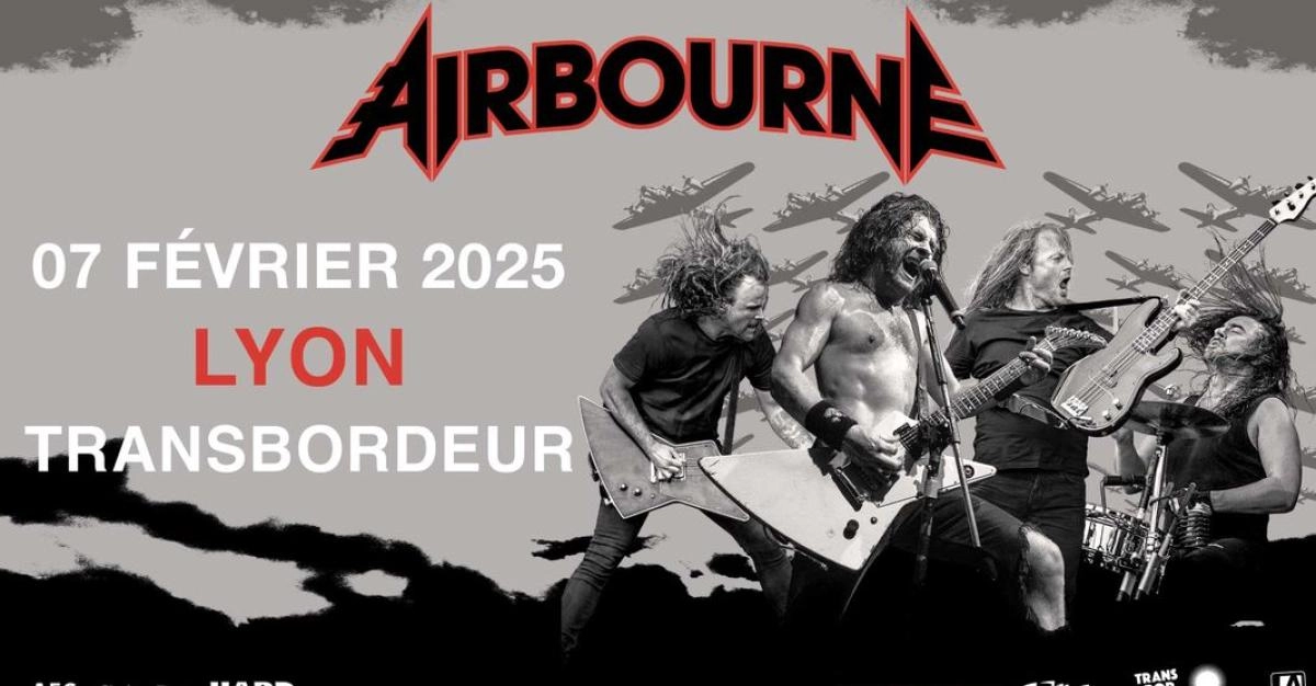 Airbourne en Le Transbordeur Tickets