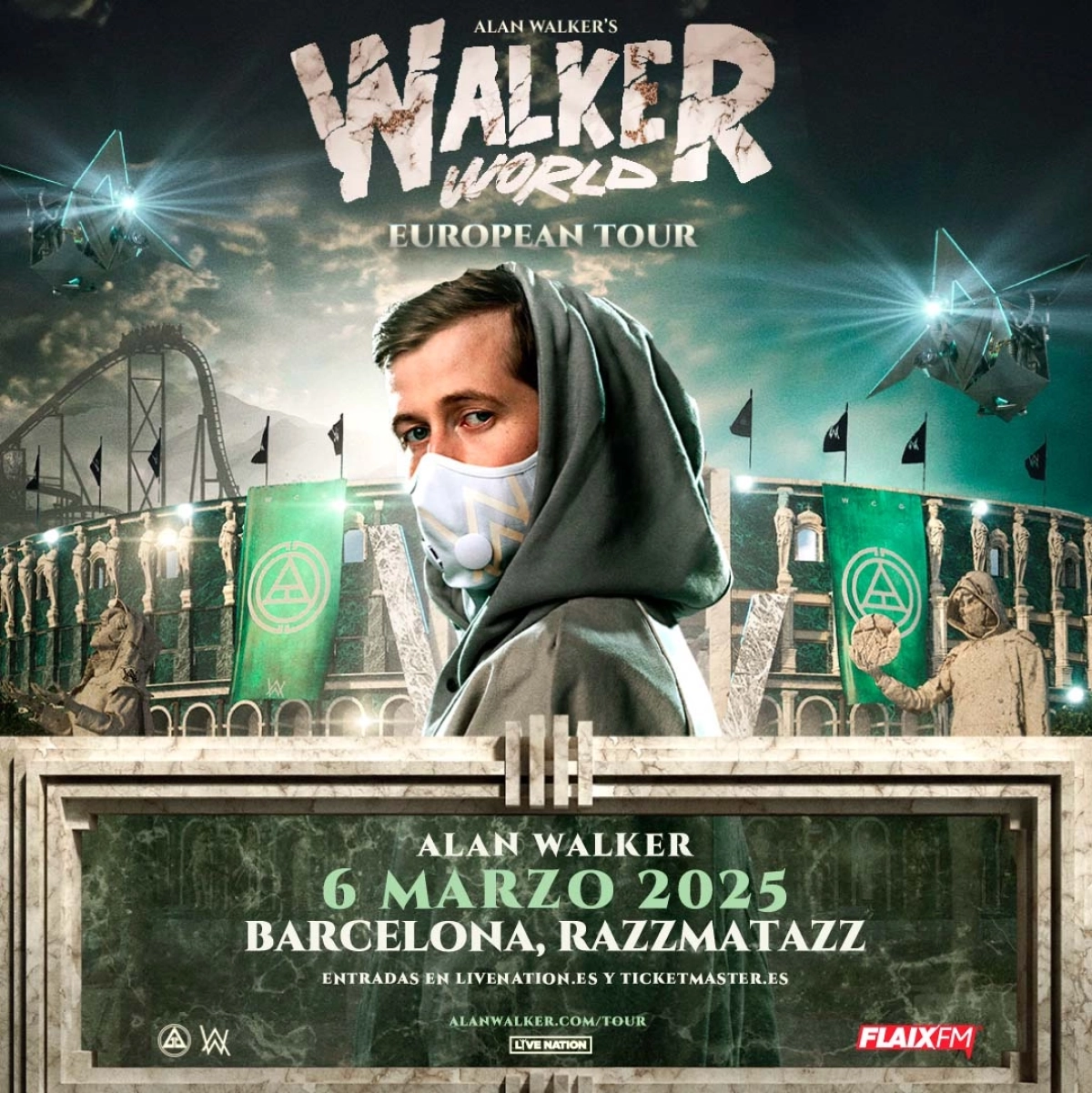 Alan Walker in der Razzmatazz Tickets