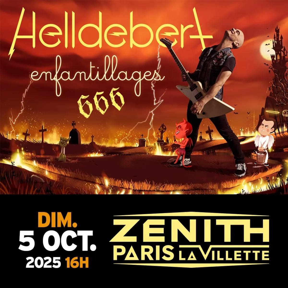 Aldebert - Helldebert at Zenith Paris Tickets