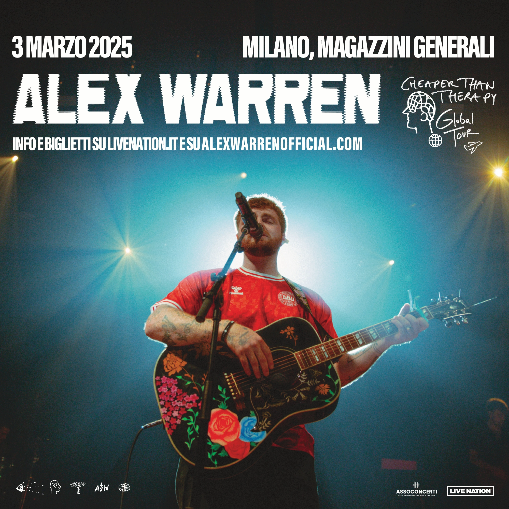 Alex Warren at Magazzini Generali Tickets