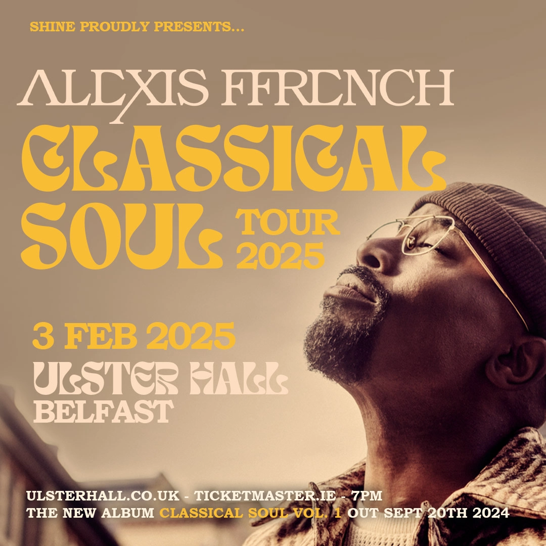 Alexis Ffrench en Ulster Hall Belfast Tickets