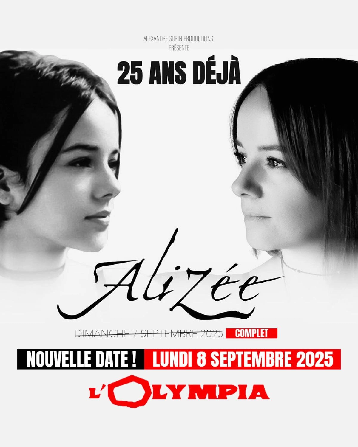 Billets Alizée (Olympia - Paris)