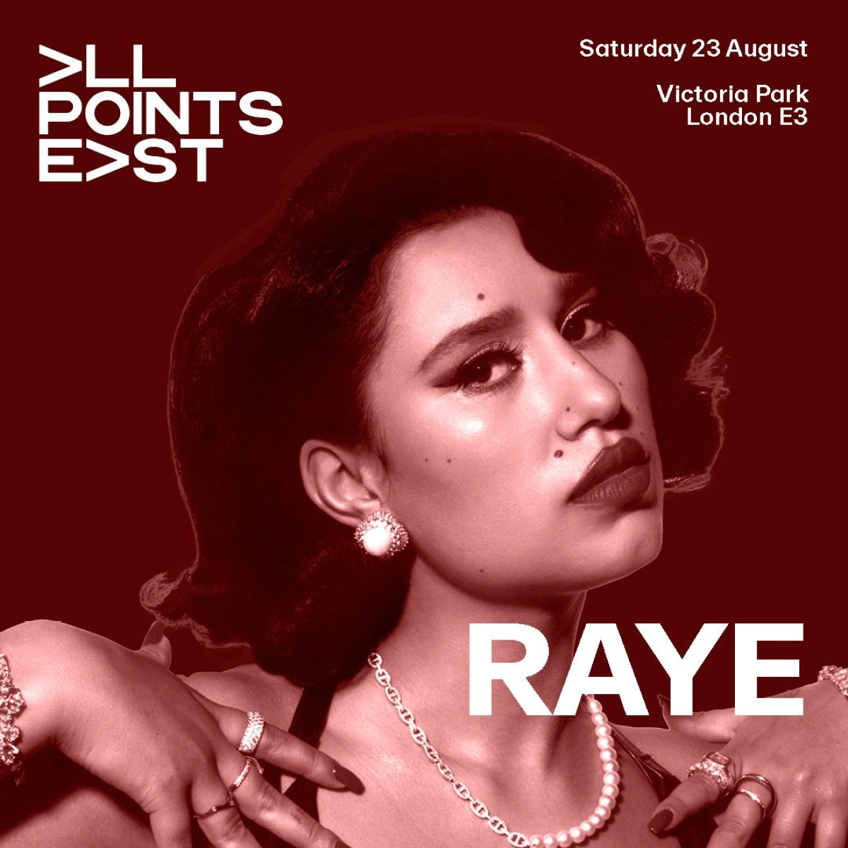 All Points East 2025 - Raye en Victoria Park London Tickets