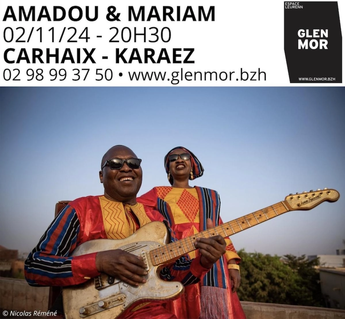 Amadou et Mariam at Espace Glenmor Tickets