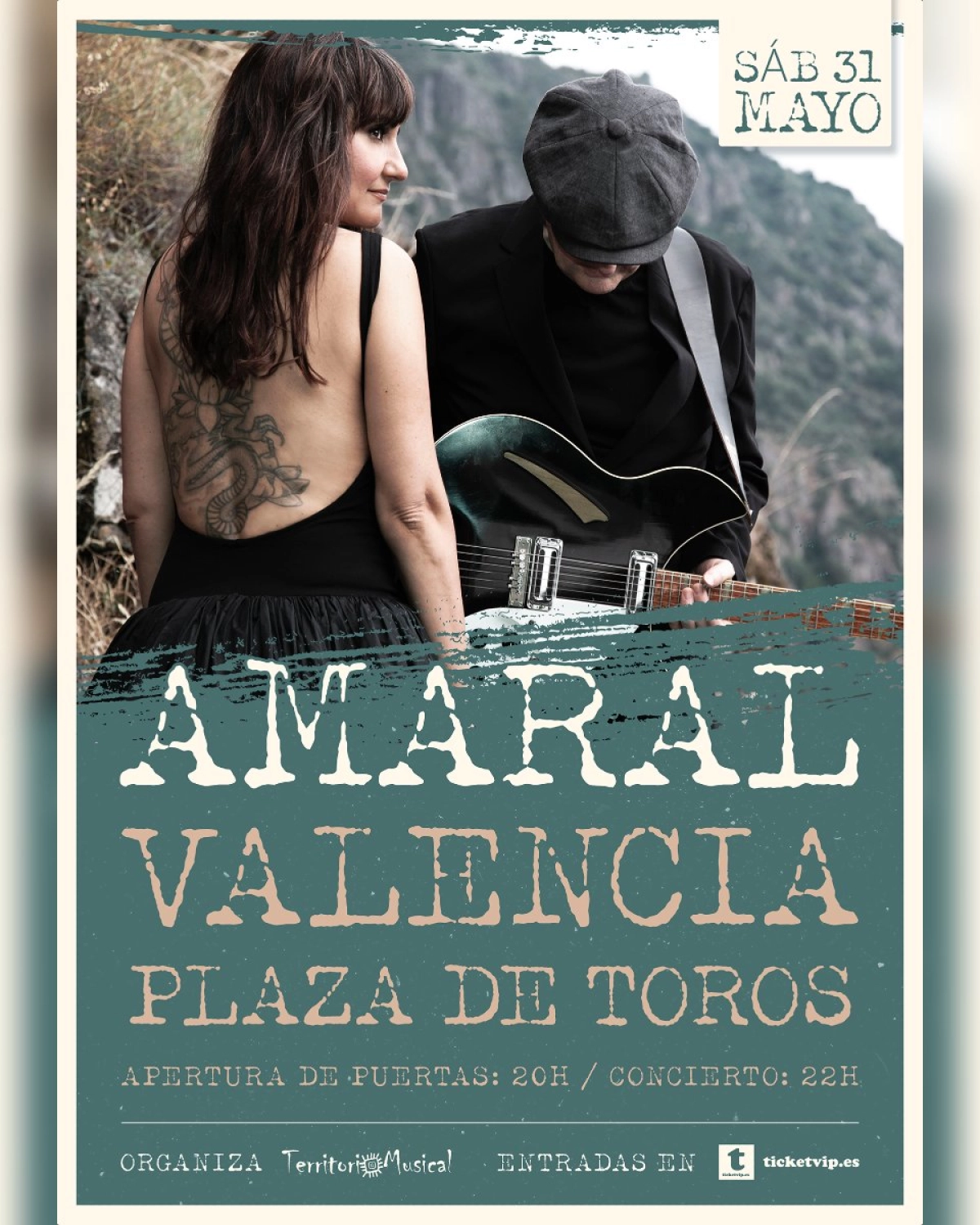 Amaral en Plaza de Toros de Valencia Tickets