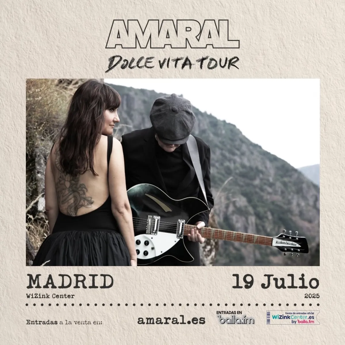 Billets Amaral (WiZink Center - Madrid)