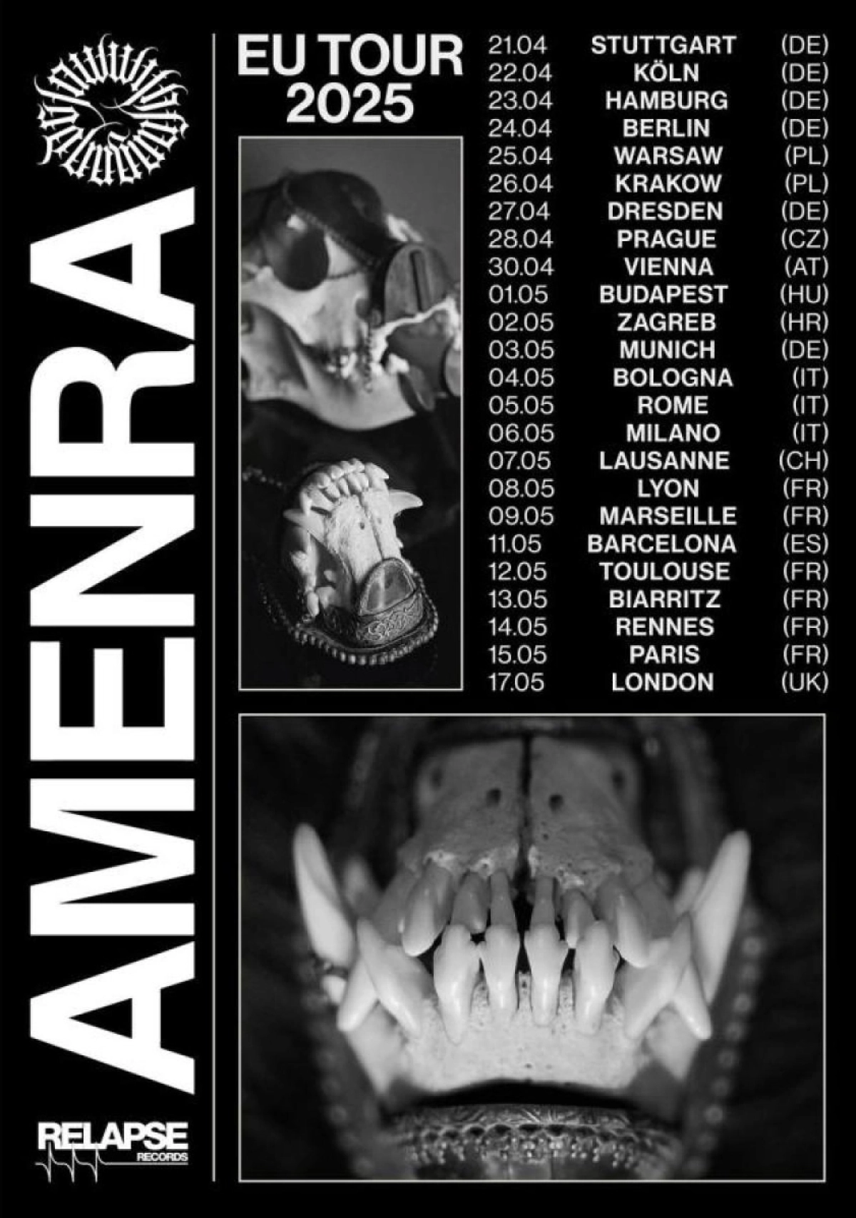 Amenra in der Elysee Montmartre Tickets