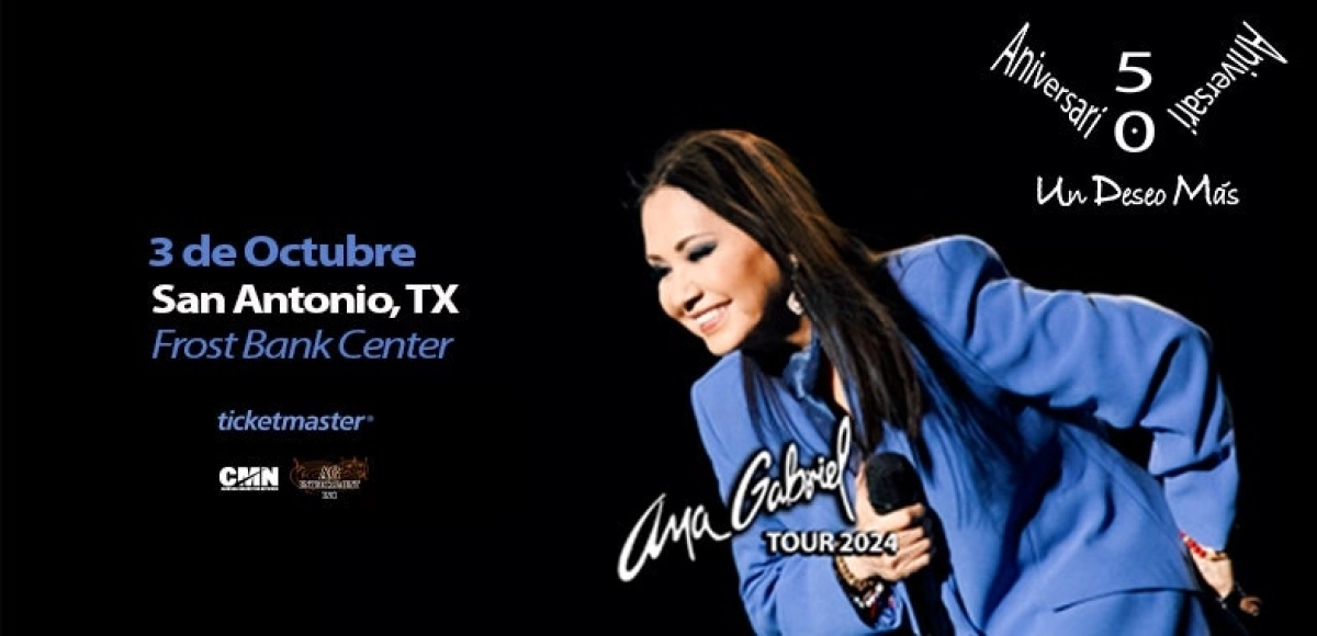 Billets Ana Gabriel Un Deseo Mas Tour (Frost Bank Center - San Antonio)