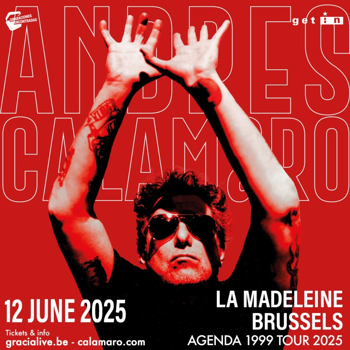 Andrés Calamaro en La Madeleine Tickets