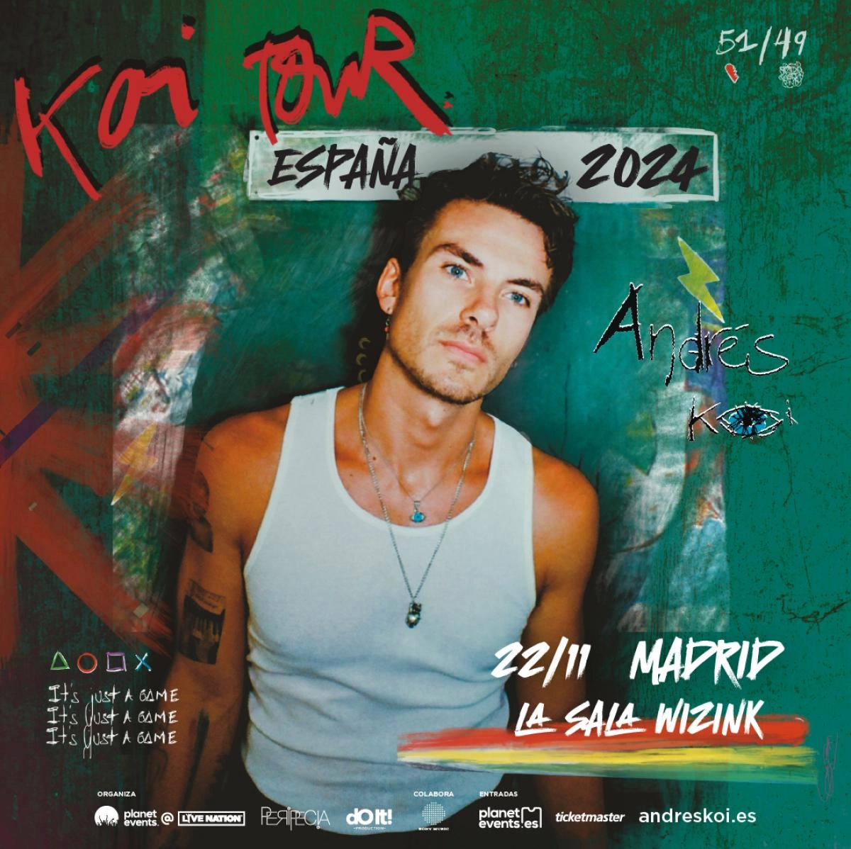 Andrés Koi al WiZink Center Tickets