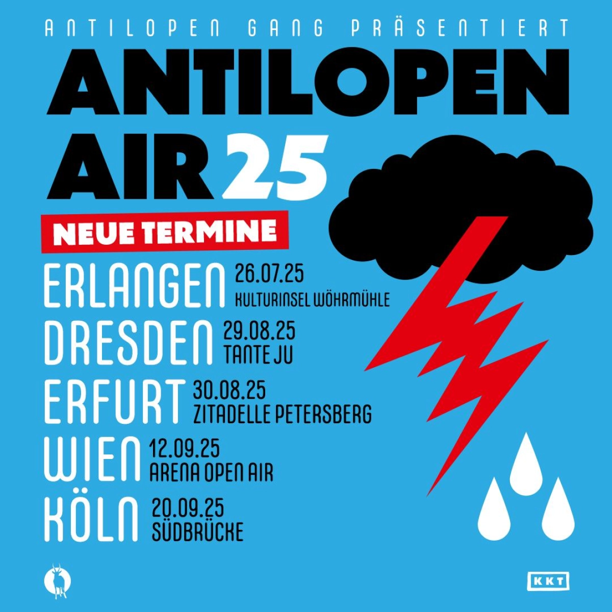 Antilopen Gang en Kulturinsel Wöhrmühle Tickets