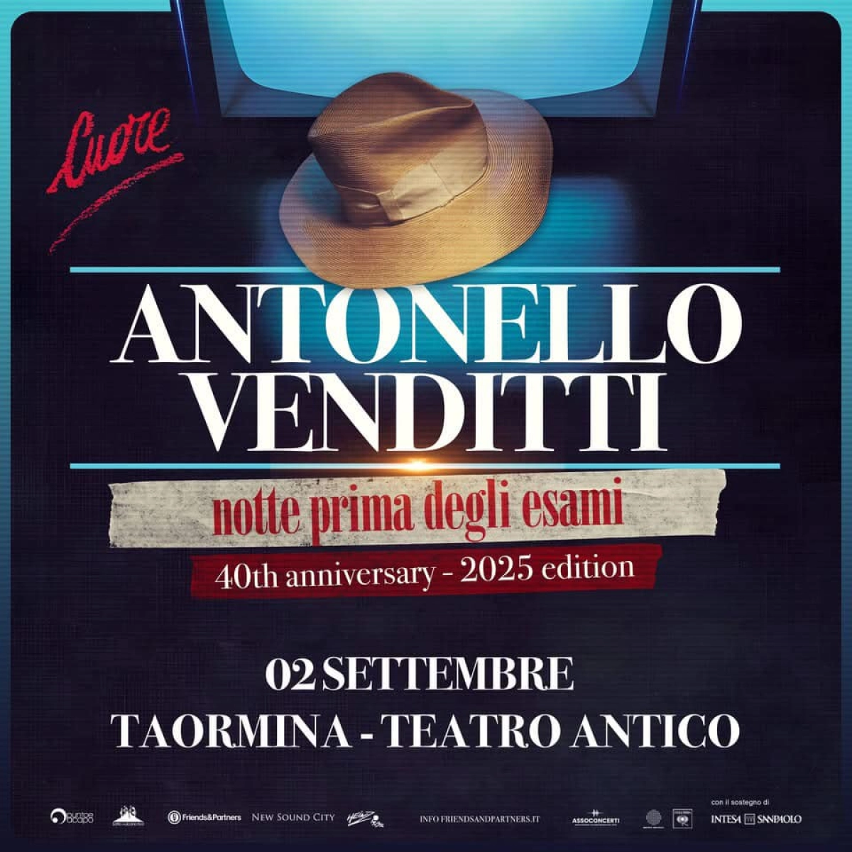 Antonello Venditti en Teatro Antico Taormina Tickets