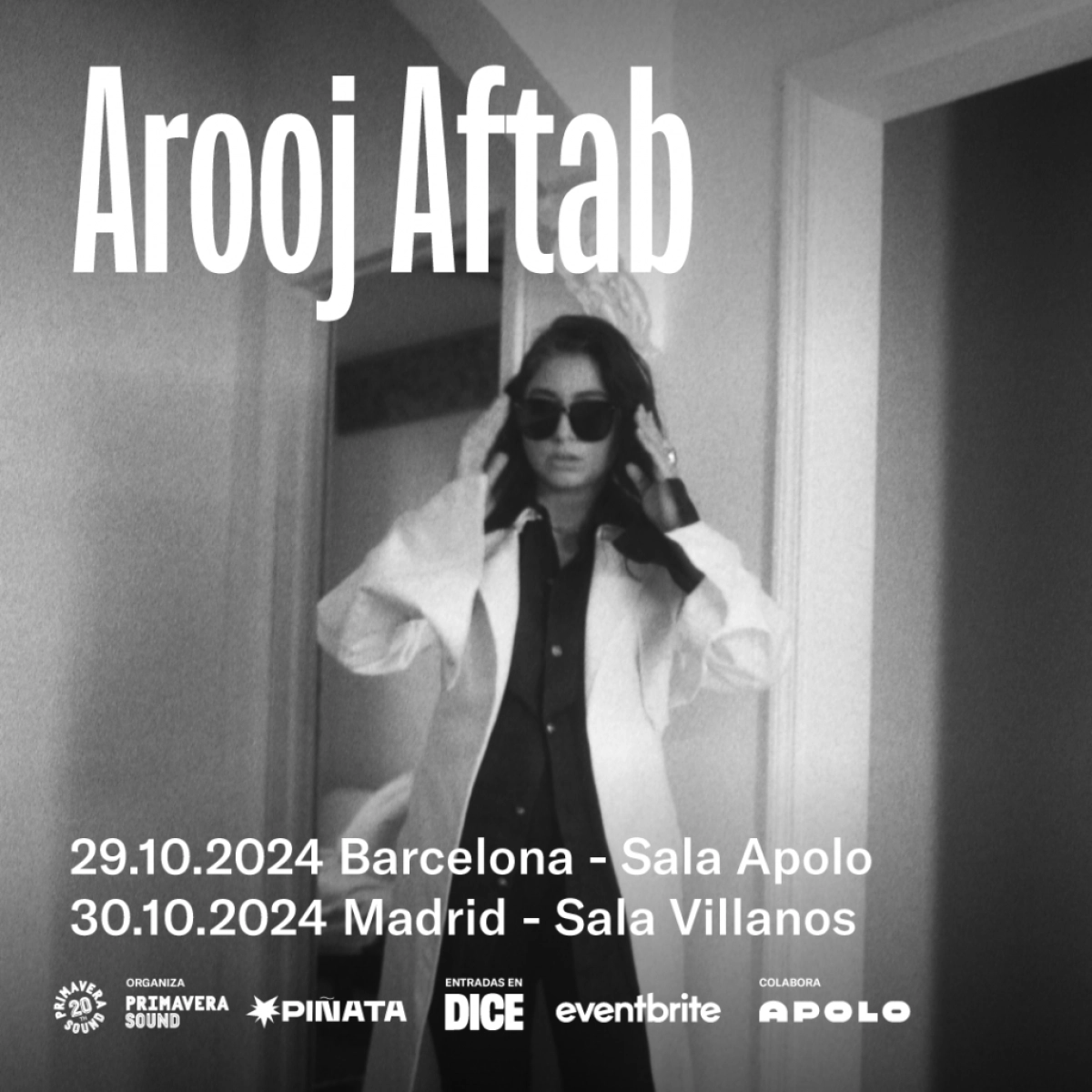 Arooj Aftab at Sala Apolo Tickets