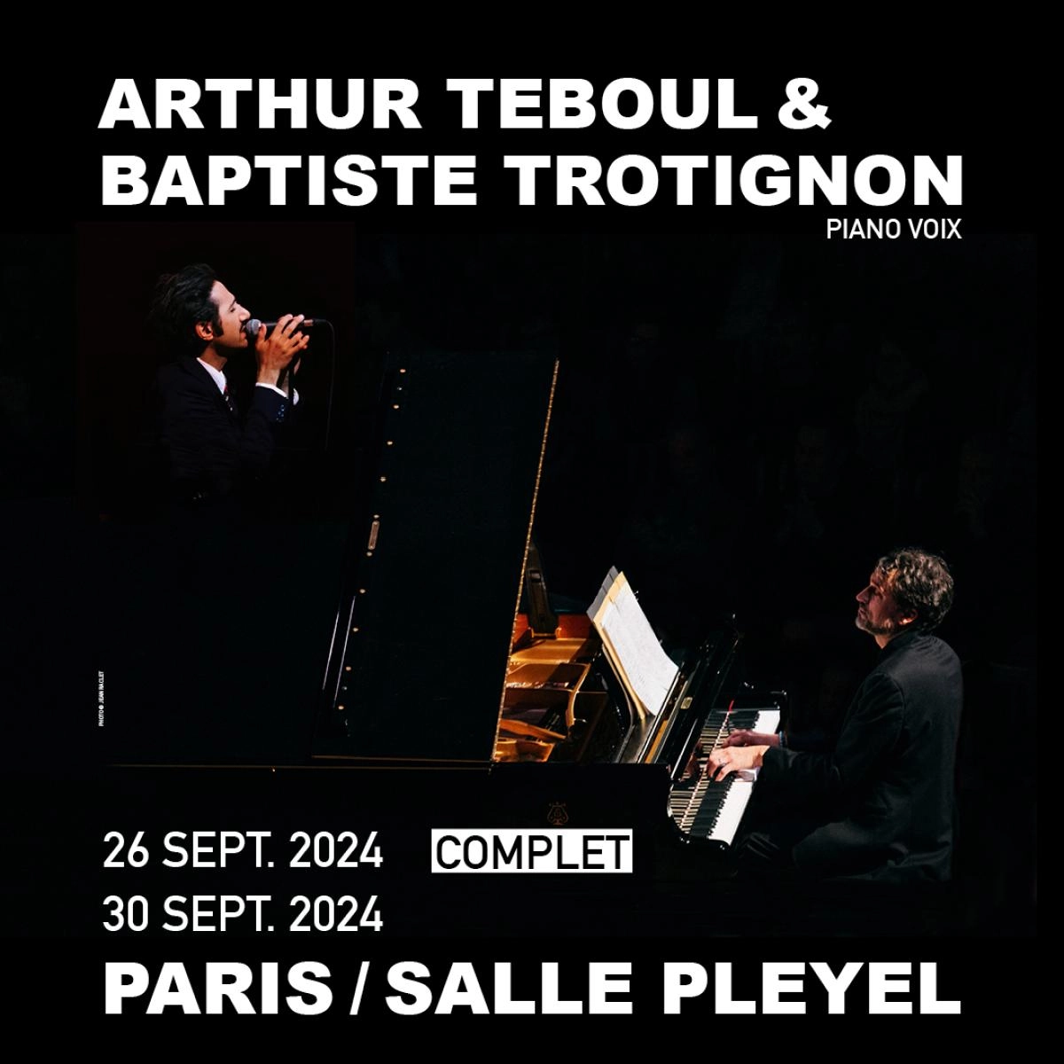 Arthur Teboul - Baptiste Trotignon en Salle Pleyel Tickets