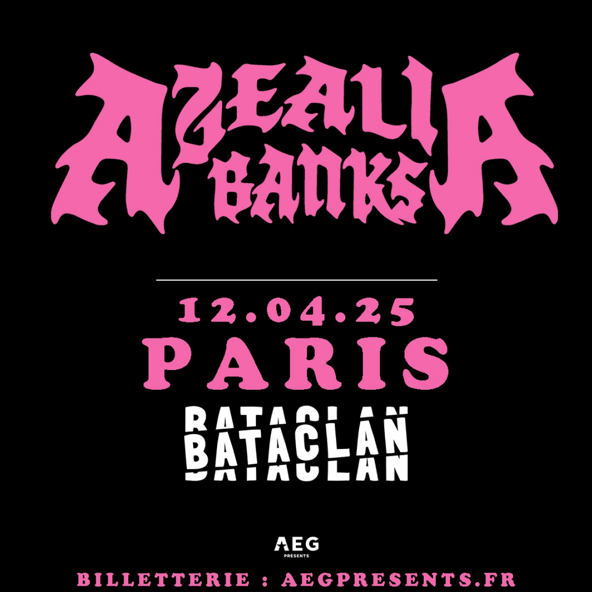 Azealia Banks en Bataclan Tickets