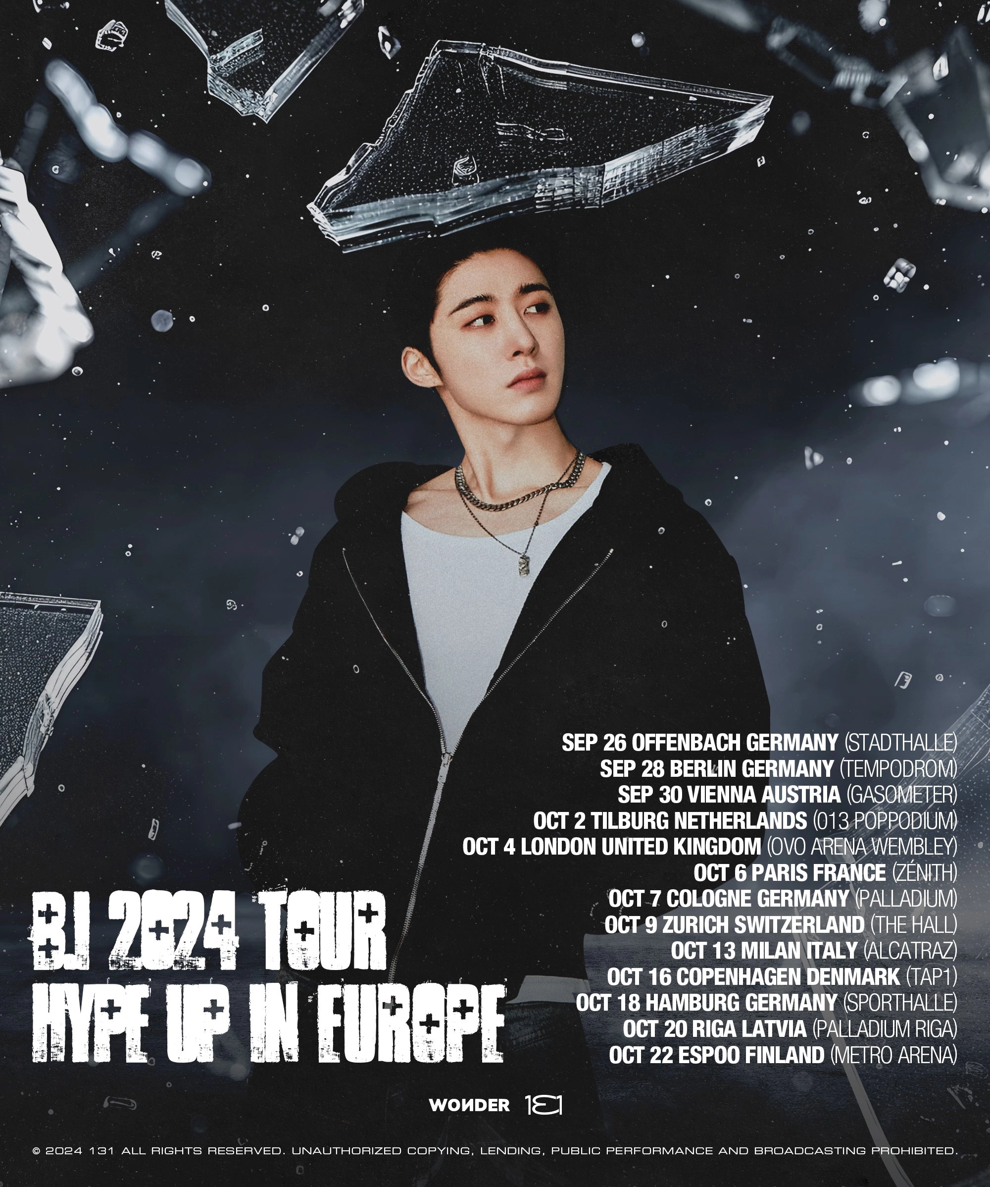 B.I - Hype Up Tour at Gasometer Vienna Tickets