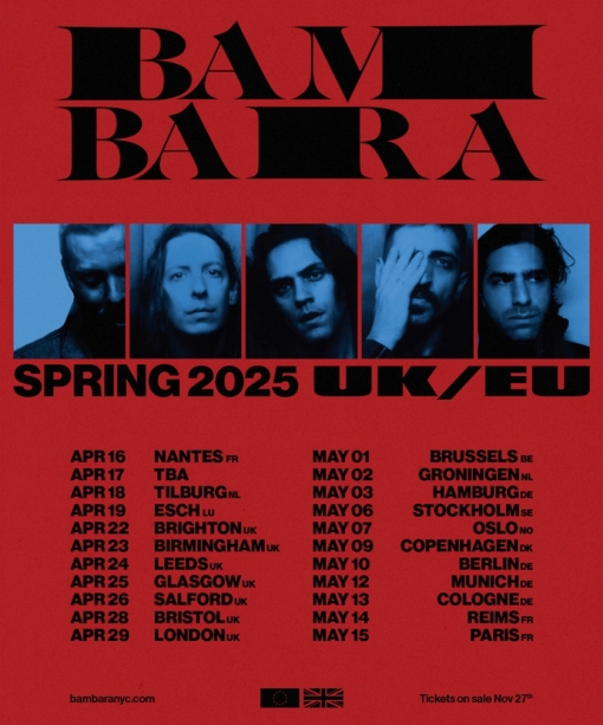 Bambara at Lido Berlin Tickets