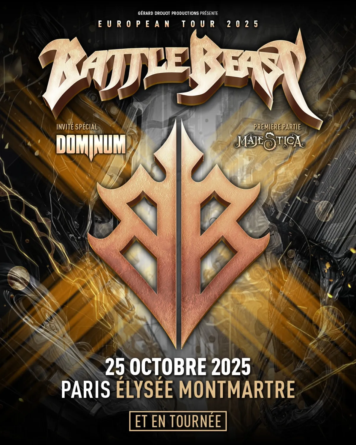 Battle Beast en Elysee Montmartre Tickets