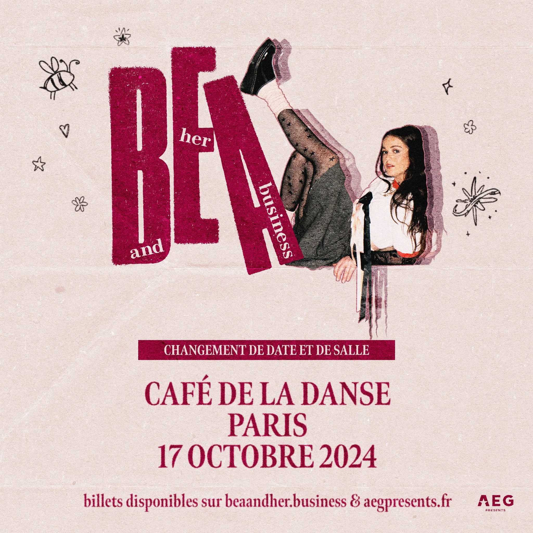 Bea and her Business at Cafe De la Danse Tickets