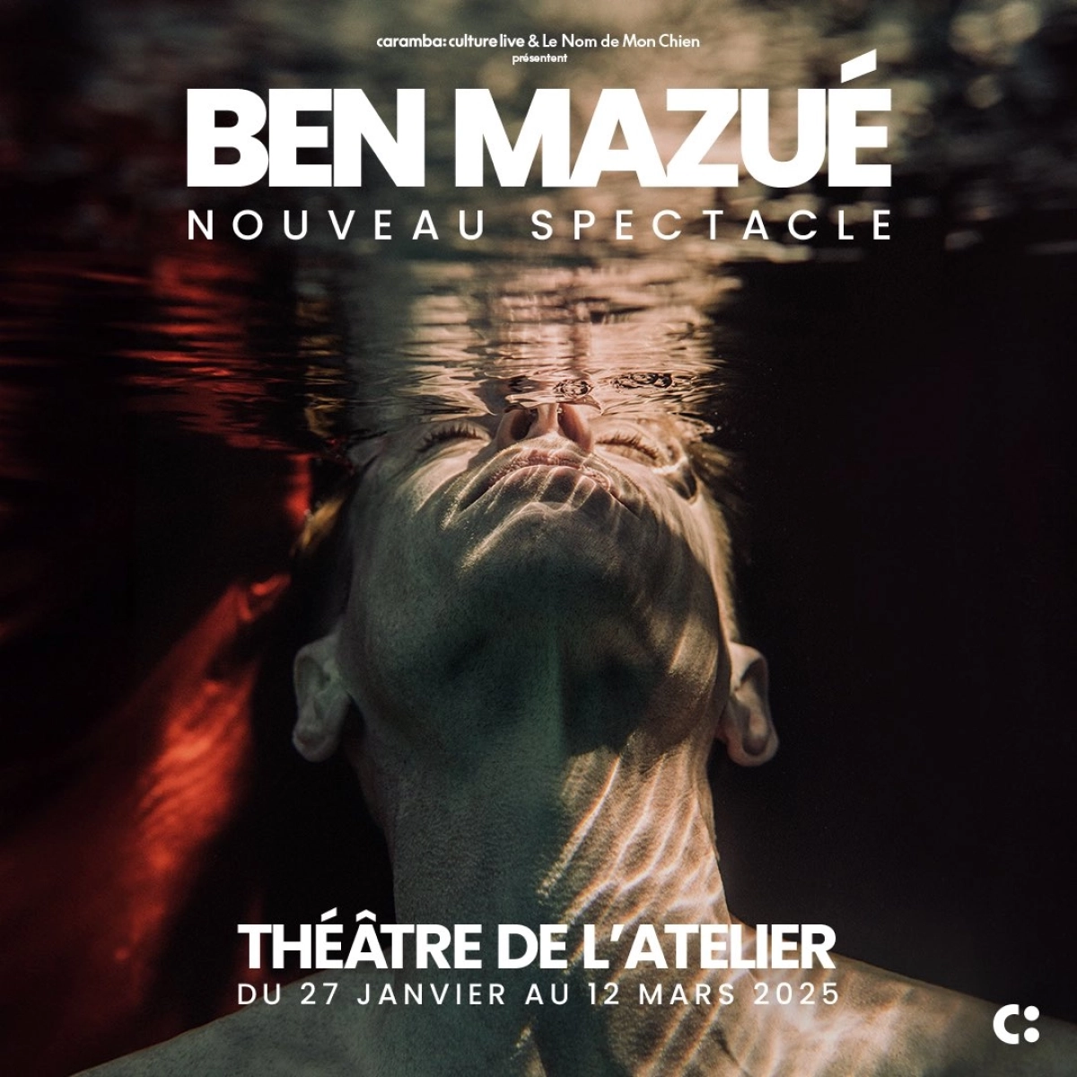 Billets Ben Mazué (Theatre de L'Atelier - Paris)